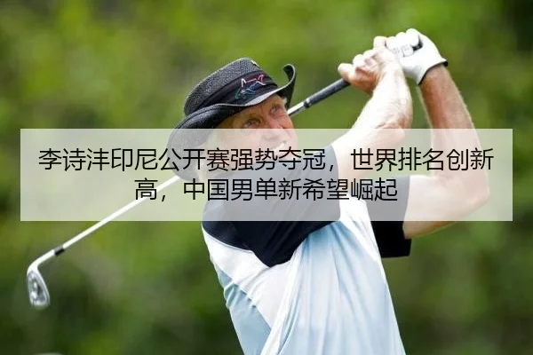 李诗沣印尼公开赛强势夺冠，世界排名创新高，中国男单新希望崛起